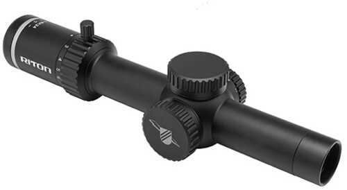 Riton Optics 5T16ASGIT Tactix Thunder Ranch Black Hardcoat Anodized 1-6X 24mm 30mm Tube Illuminated Green